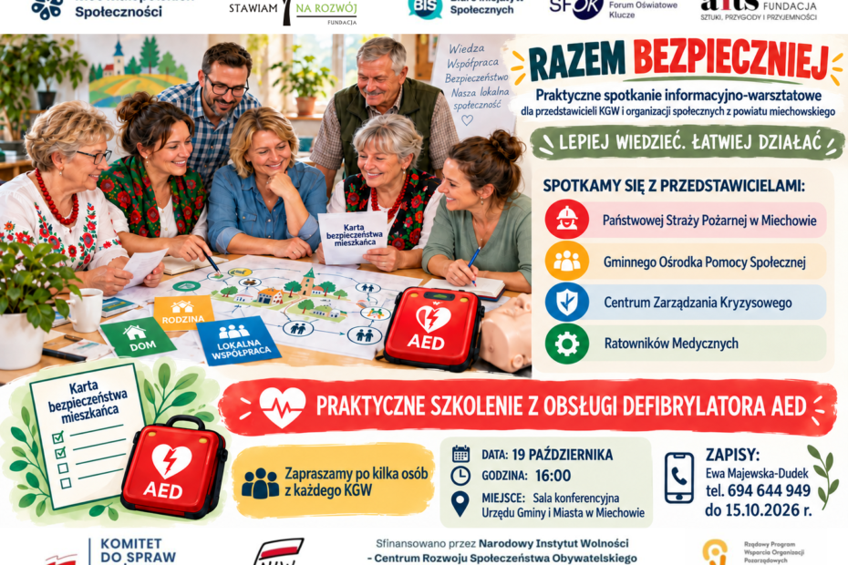 „Razem bezpieczniej” – praktyczne spotkanie dla przedstawicieli KGW